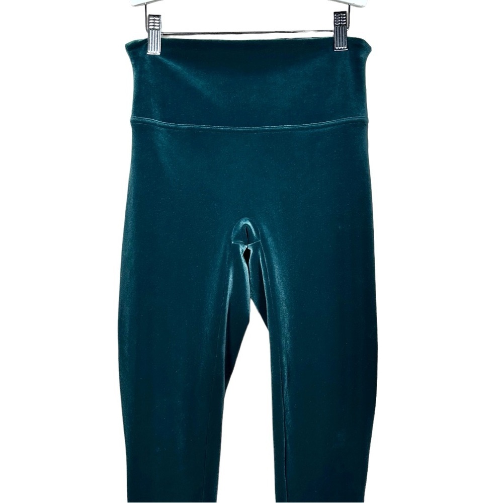 SPANX Velvet Tummy Control Malachite High Rise Leggings - Picture 6 of 10